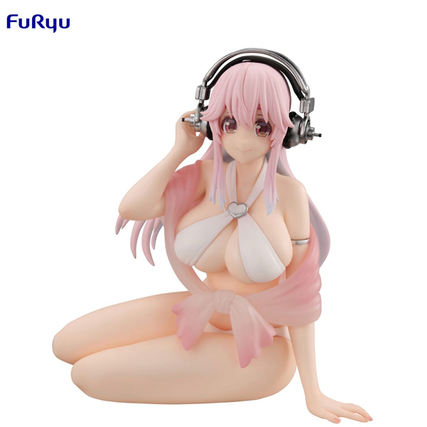 FuRyu Nitroplus Super Sonico Summer Memories White Bikini Noodle Stopper Figure Figure